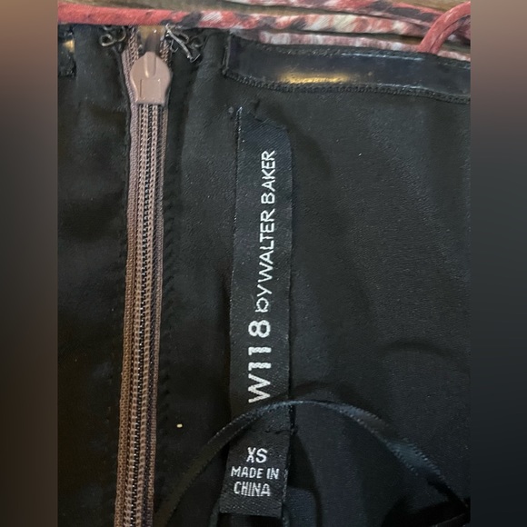 NWOT W118 by Walter Baker Daphine Dress Snake Print Red SZ XS - Picture 13 of 14